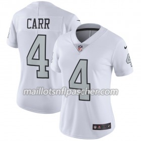 Maillot Oakland Raiders Derek Carr 4 Nike Silver - Femme
